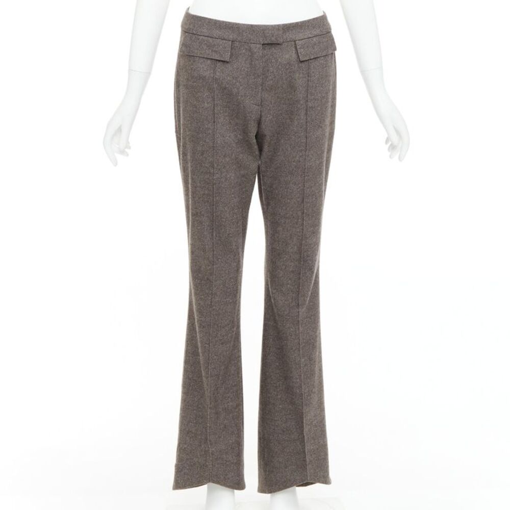 John Galliano Wool Cashmere Suit Pants